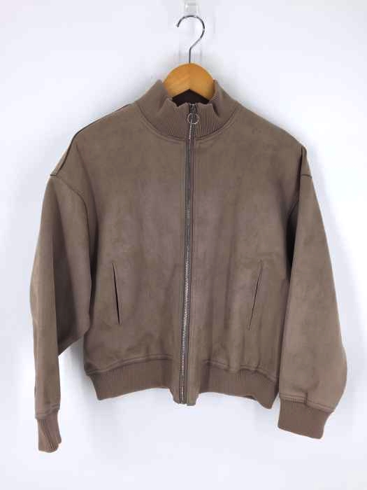 ZARA TRF(ザラティーアールエフ) スエード ボンバージャケット レディース アウター