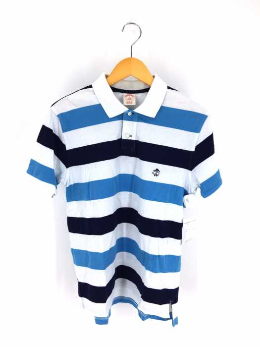 BROOKS BROTHERS(ブルックスブラザーズ) ボーダー柄ポロシャツ メンズ トップス