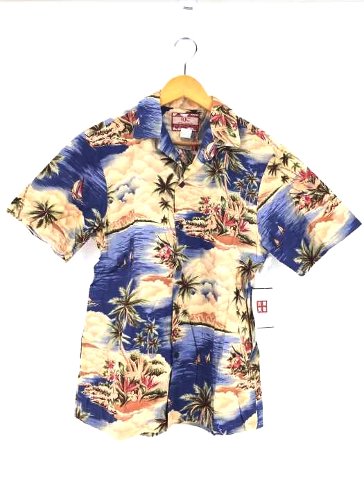RJC(アールジェイシー) MADE IN HAWAII USA ココナッツボタン コットンハワイアンシャツ メンズ トップス