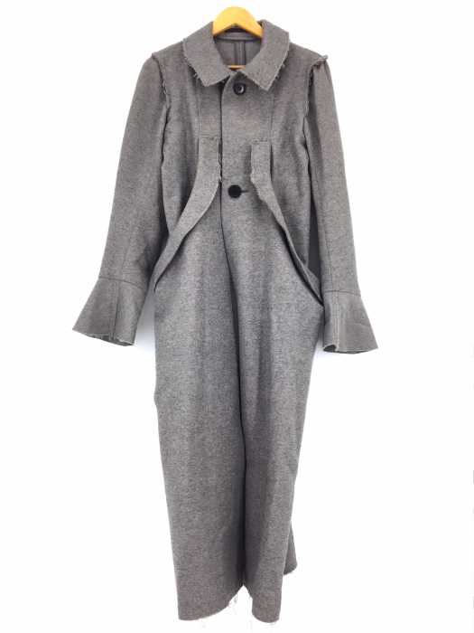 Yohji Yamamoto（ヨウジヤマモト） カットオフデザインコート レディース アウター
