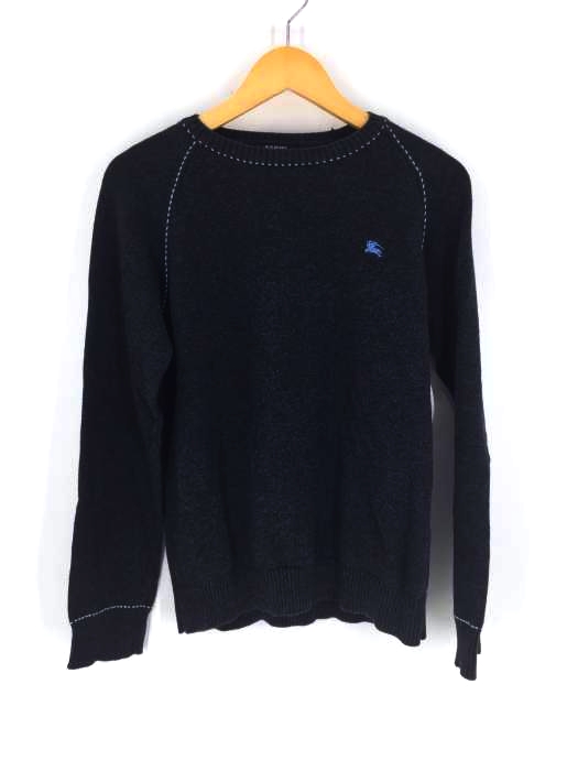 BURBERRY BLACK LABEL（バーバリーブラックレーベル） コットン クルーネックセーター メンズ トップス