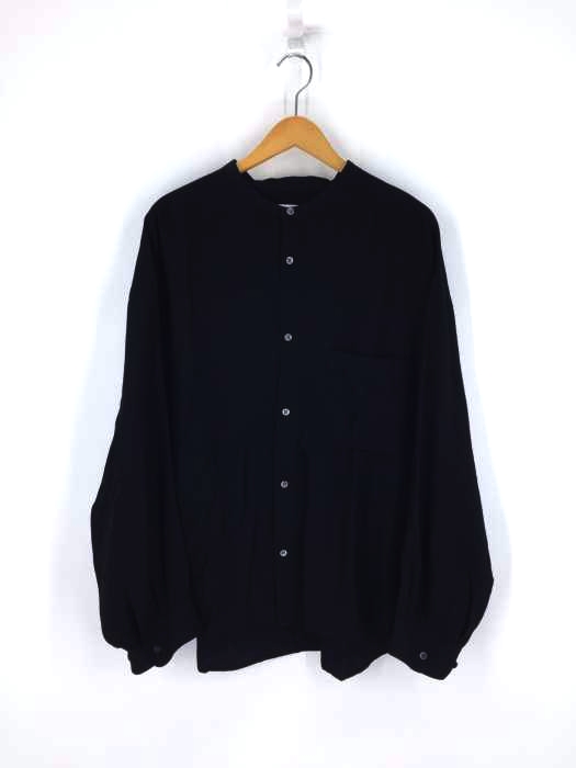 Graphpaper(グラフペーパー) Viscose Band Collar Big Shirt メンズ トップス