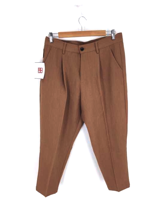 EMMA CLOTHES（エマクローズ） レーヨン混 1タックスラックスパンツ メンズ パンツ