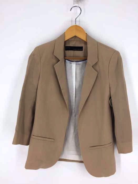 ZARA BASIC（ザラベーシック） ノーボタンテーラードジャケット レディース アウター