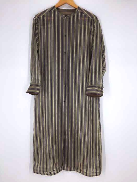 BEAUTY & YOUTH UNITED ARROWS（ビューティーアンドユースユナイテッドアローズ） 19SS シアーストライプ バンドカラーシャツワンピース レディース ワンピース