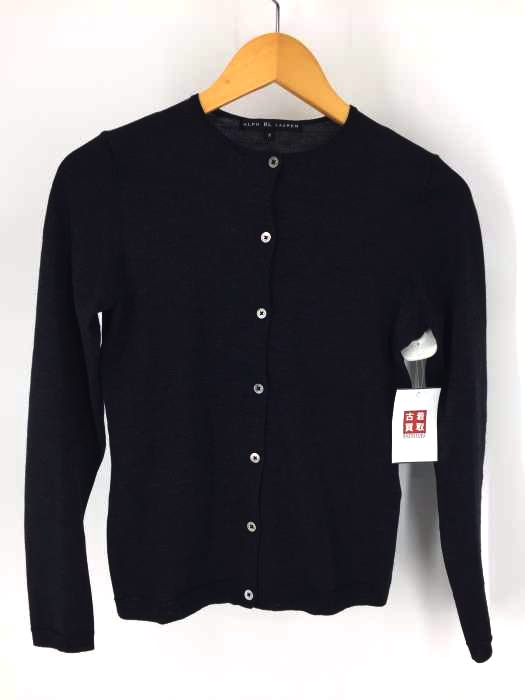 RALPH RL LAUREN（ラルフローレン アールエル） ウール クルーネックニットカーディガン レディース トップス