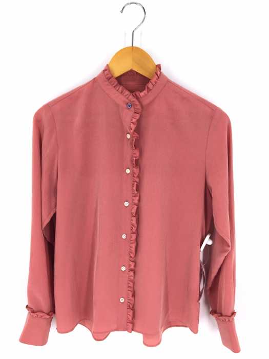 PS Paul Smith （ピーエスポールスミス） レース使いバンドカラーシャツ レディース トップス