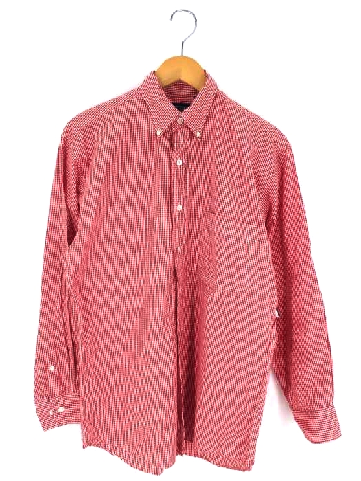 LANDS END（ランズエンド） ギンガムチェックシャツ メンズ トップス