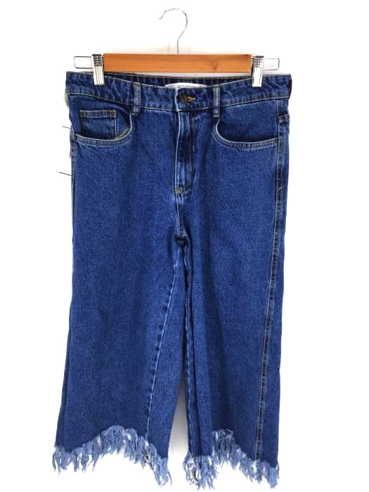 ZARA trafaluc denimwear（ザラ トラファルクデニムウェア） カットオフ七分丈デニムパンツ レディース パンツ