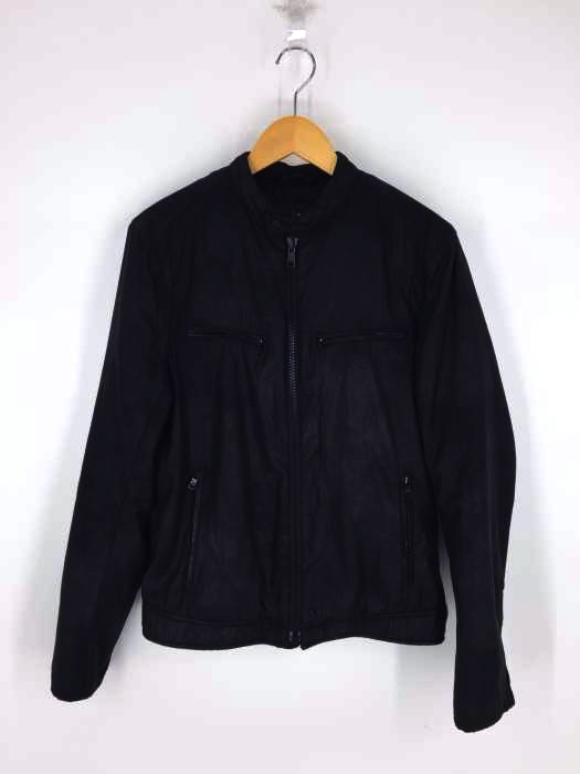 ARMANI EXCHANGE（アルマーニエクスチェンジ） フェイクレザー ジップアップ ジャケット メンズ アウター