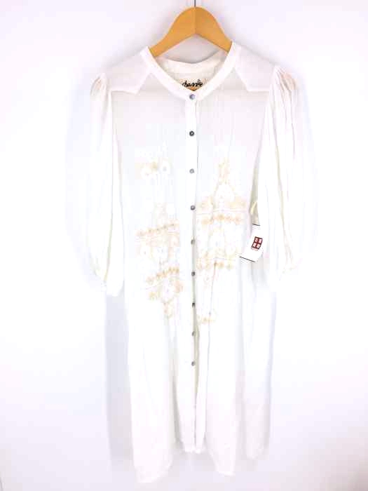 USED古着(ユーズドフルギ) 刺繍ロングシャツワンピース レディース アウター