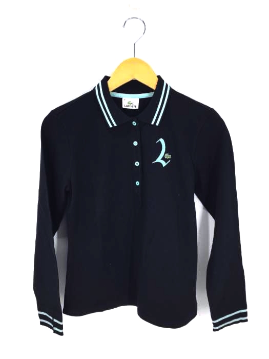 LACOSTE（ラコステ） ワンポイント刺繍 L/S ポロシャツ レディース トップス