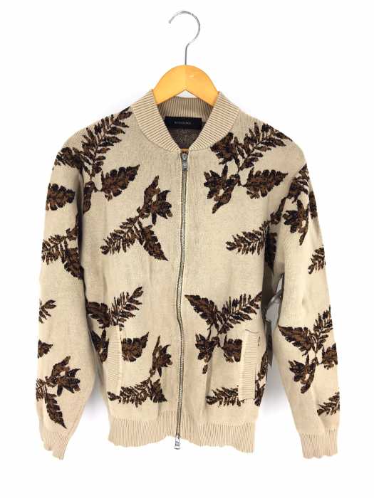 Nano Universe ナノユニバース 総柄ニットブルゾン メンズ アウター ブランド古着買取販売バズストア