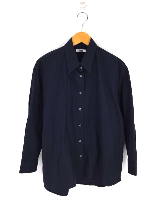 UNIQLO U（ユニクロユー） コットンオーバーサイズシャツ レディース トップス