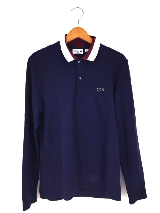 LACOSTE（ラコステ） コットン バイカラー ポロシャツ メンズ トップス