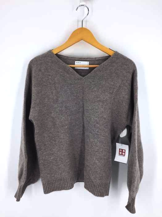 Noble（ノーブル） カシミヤタッチパフスリーブニット レディース トップス