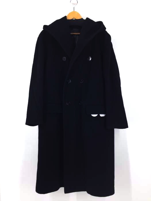 JUNIOR GAULTIER（ジュニアゴルチェ） フードジップ ウールダブルチェスターコート メンズ アウター