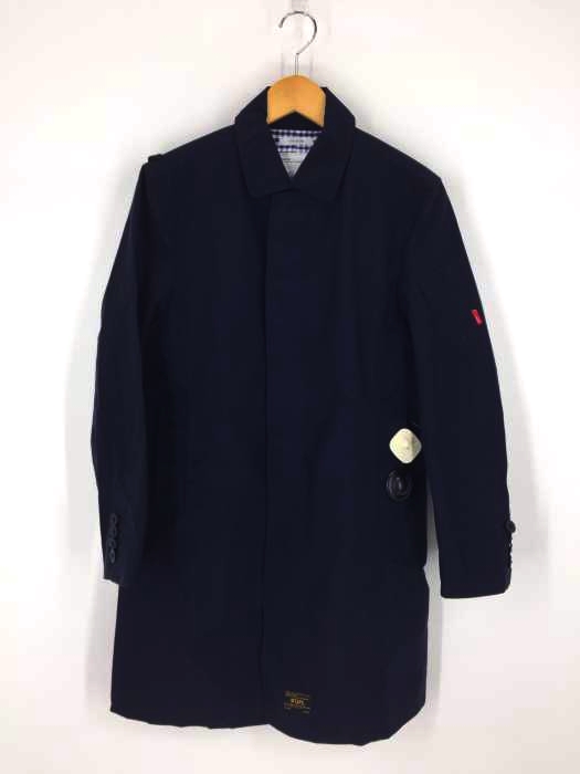 WTAPS（ダブルタップス） SOUTIECOLOR COAT 比翼ボタン ナイロンステンカラーコート メンズ アウター