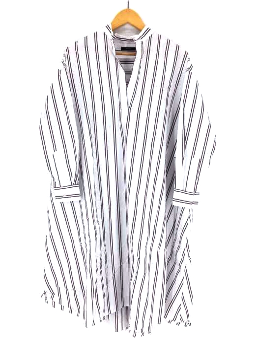 Journal Standard ジャーナルスタンダード ストライプ柄 キーネック シャツワンピース レディース ワンピース ブランド古着買取販売バズストア