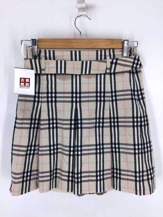 BURBERRY BLUE LABEL（バーバリーブルーレーベル） ノバチェック柄 ひざ丈スカート レディース スカート