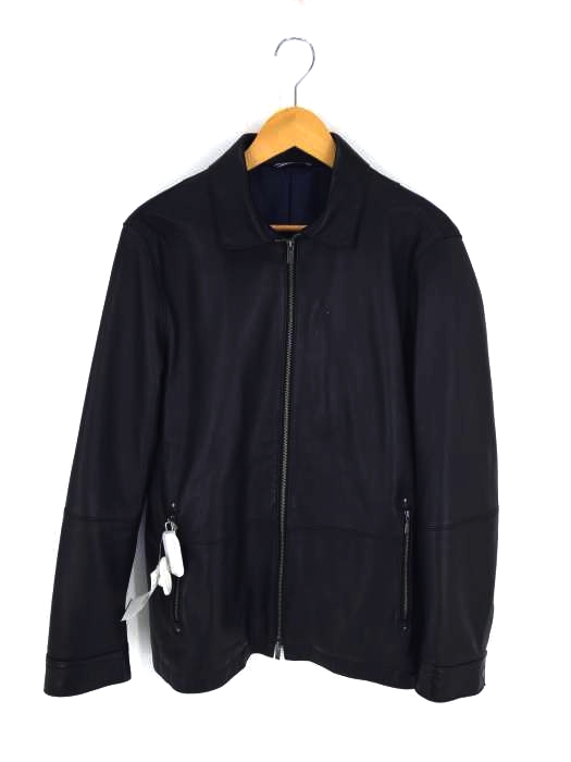 LANVIN en Bleu（ランバンオンブルー） シープスキンシングルライダースジャケット メンズ アウター