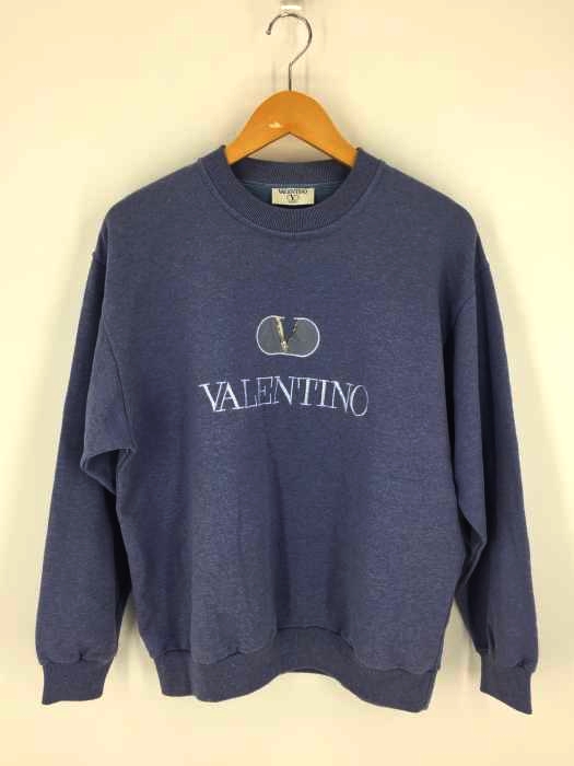 Valentino（ヴァレンティノ） ロゴ刺繍 クルーネックスウェット メンズ トップス