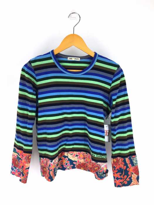 COMME des GARCONS （コムデギャルソン） 袖口花柄長袖Tシャツ レディース トップス