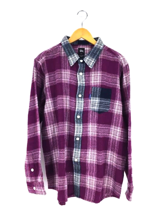 Stussy（ステューシー） インド製 タータンチェック長袖ネルシャツ メンズ トップス