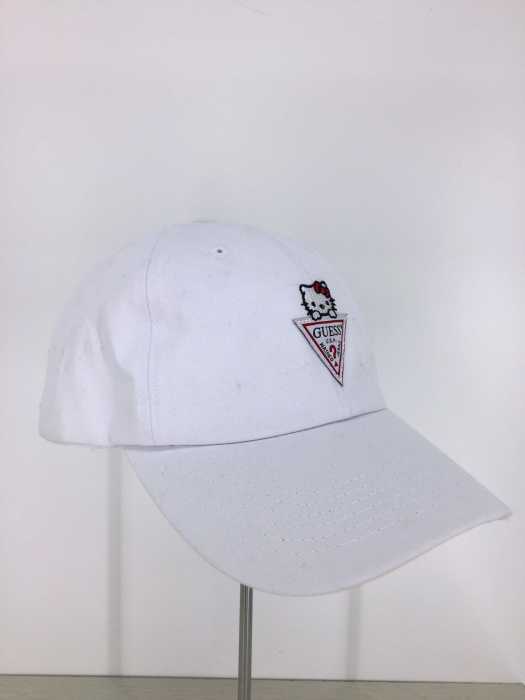 GUESS×HellKITTY（ゲス ハローキティ） ワッペン付きキャップ レディース 帽子
