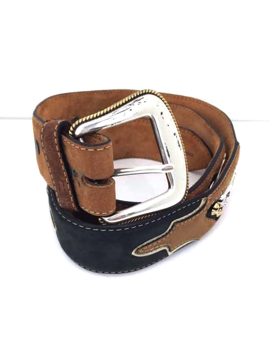 JUSTIN BELTS（フルギ） レザー ウエスタンベルト メンズ ファッション雑貨