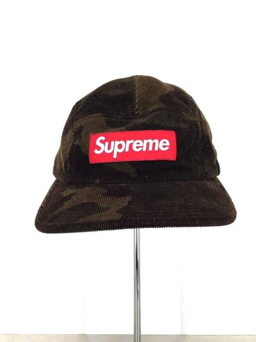 Supreme（シュプリーム） Camo Corduroy Camp Cap メンズ 帽子