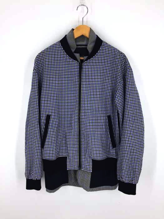 3.1 phillip lim(スリーワンフィリップリム) ギンガムチェック レイヤードブルゾン メンズ アウター