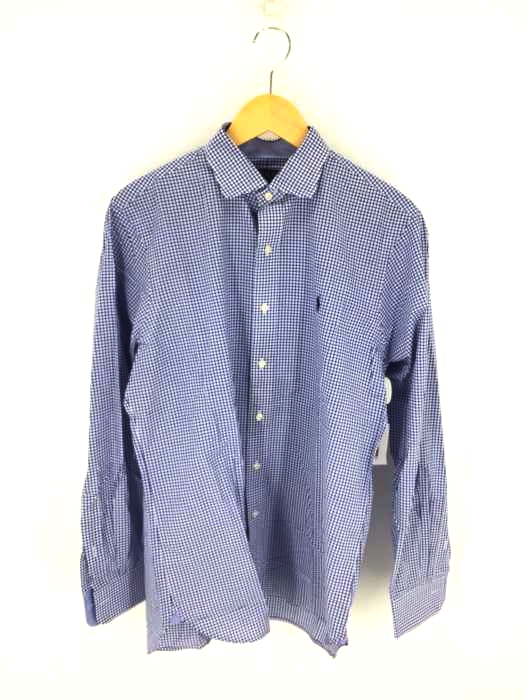 POLO RALPH LAUREN（ポロラルフローレン） CRINKLE FINISH ポニー刺繍ギンガムチェックシャツ メンズ トップス