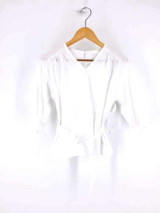 GVGV（ジーブイジーブイ） COTTON POPLIN BERTED BLOUSE レディース トップス