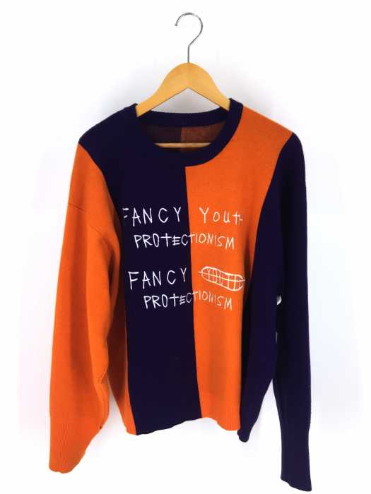 FANCY YOUTH PROTECTIONISM（フルギ） バイカラーニットセーター メンズ トップス