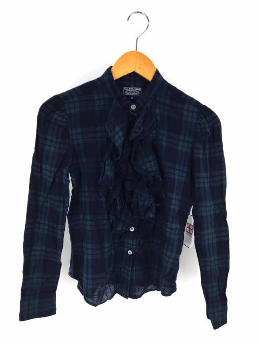 POLO JEANS COMPANY RALPH LAUREN （ポロジーンズカンパニーラルフローレン） フリル付き長袖チェックシャツ レディース トップス