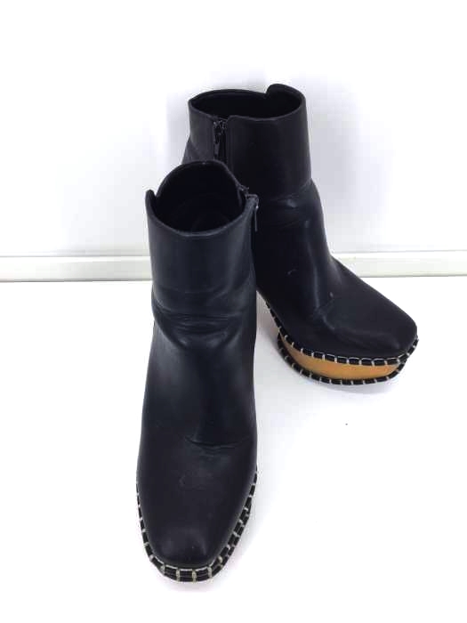 MOUSSY（マウジー） ウッドソールハイヒールブーツ レディース シューズ