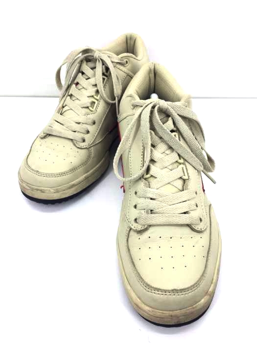 FILA（フィラ） NEW MID SNEAKERS BY FILA CREAM LEATHER メンズ シューズ
