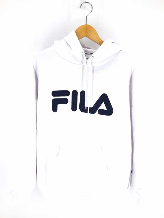FILA （フィラ） ロゴ プリントパーカー メンズ トップス