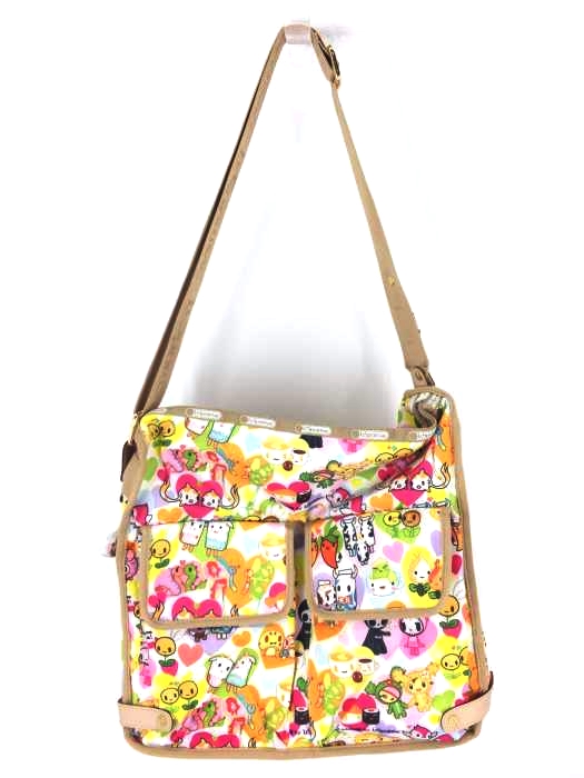 LeSportsac（レスポートサック） チャーム付き 総柄 ショルダーバッグ レディース バッグ