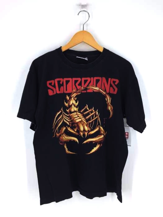 USED古着（ユーズドフルギ） THE ROXX 90s SCORPIONSプリントクルーネックカットソー メンズ トップス
