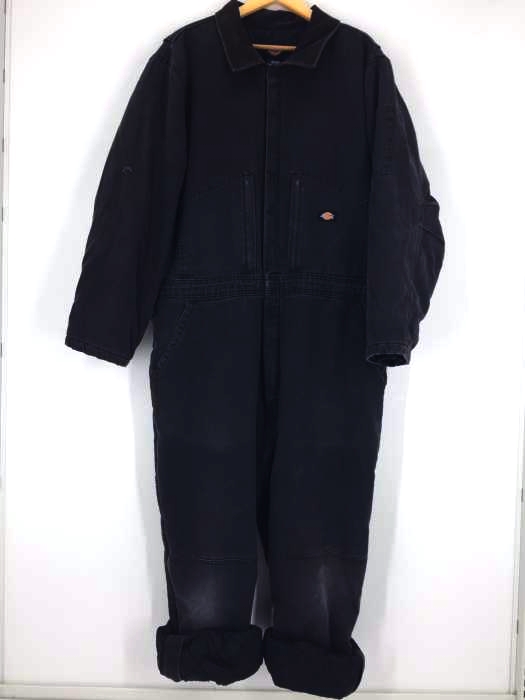 Dickies(ディッキーズ) オーバーサイズ 防寒 コーデュロイ襟 サイドジップ 中綿つなぎ メンズ オールインワン