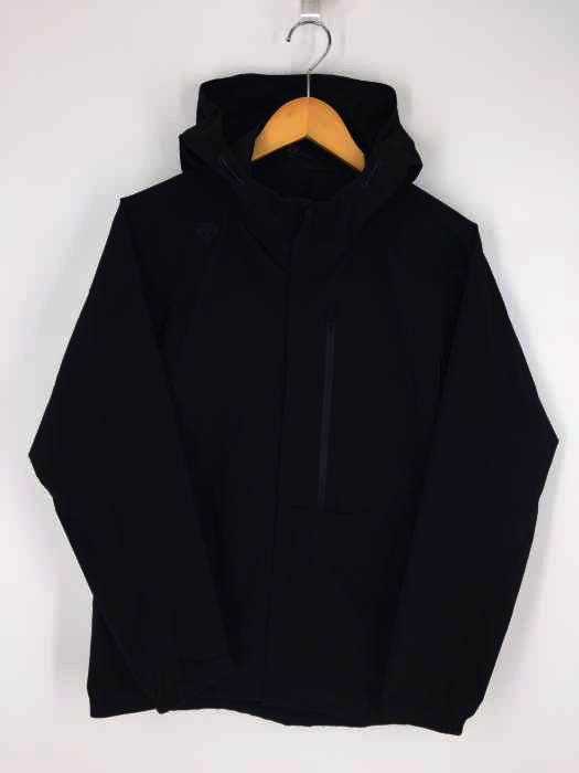 DESCENTEメンズ ブラック フルジップジャケット DESCENTE（デサント） ZERO STYLE ソロテックス フーデッドフルジップ