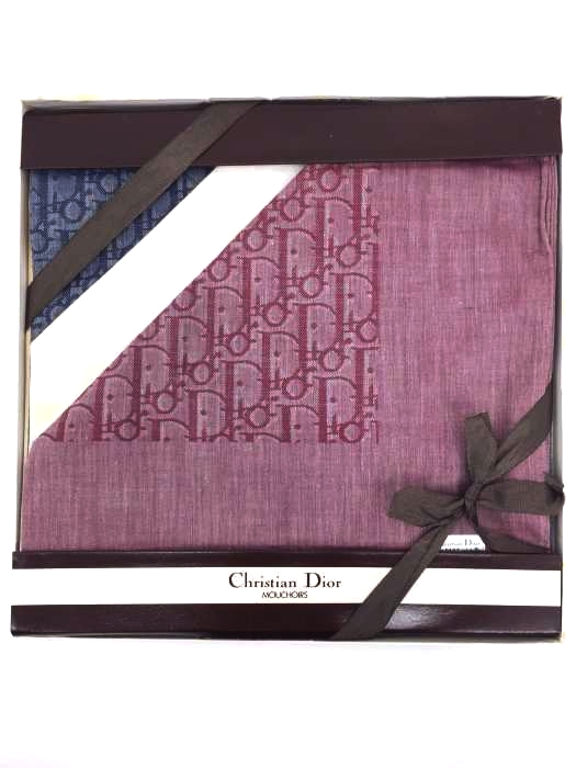 Christian Dior MONSIEUR（クリスチャンディオールムッシュ） トロッター柄 ハンカチ メンズ ファッション雑貨