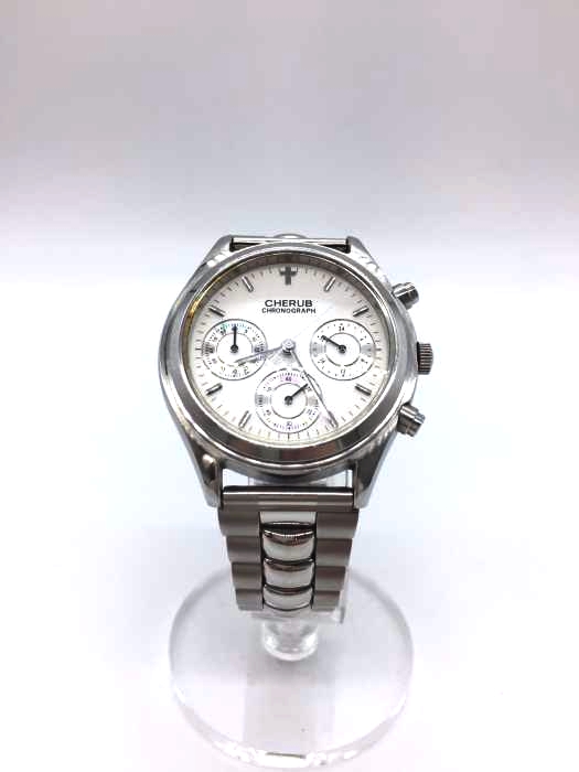 USED古着（ユーズドフルギ） CHERUB CHRONOGRAPH ステンレス腕時計 メンズ 腕時計