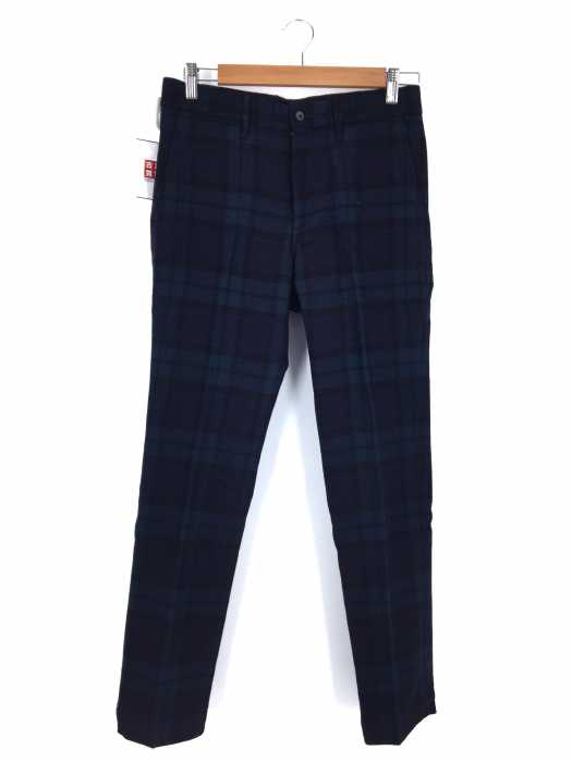 EDIFICE (エディフィス) ストレッチフラノ チェックSLIM TAPERED メンズ パンツ