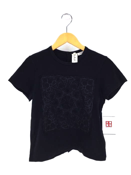 tao COMME des GARCONS（タオコムデギャルソン） AD2005 フロントレース装飾 クルーネックT レディース トップス