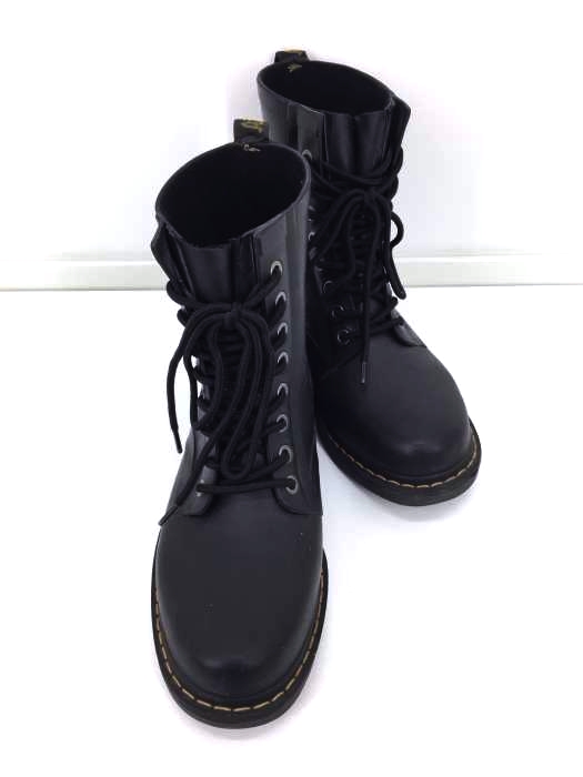 Dr.Martens(ドクターマーチン) 8ホールラバーレインブーツ メンズ シューズ