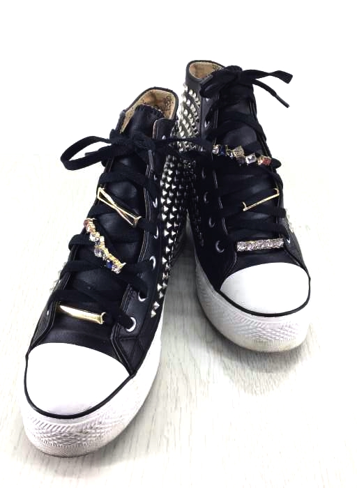 Iijin フルギ スタッズハイカットスニーカー メンズ シューズ ブランド古着買取販売バズストア