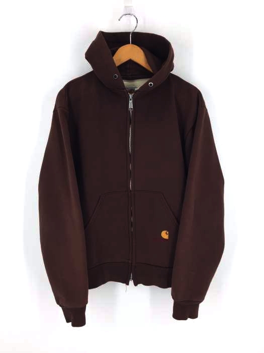 Carhartt（カーハート） 刺繍ジップアップパーカー メンズ トップス